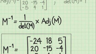 Calculate How the Inverse of a 3x3 Matrix